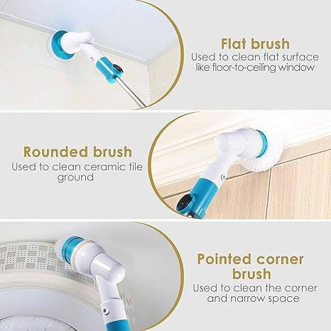 Electric Spin Scrubber – Cordless Power Cleaning Brush